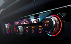 Кнопка регулирования кондиционера в авто