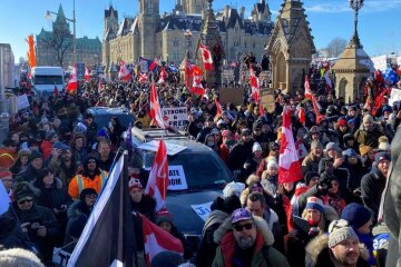 Протесты в Канаде