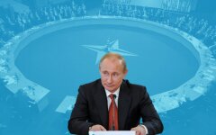 Президент России Владимир Путин, Украина, НАТО, санкции