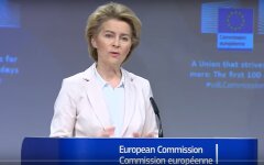 Урсула фон дер Ляйен, санкции против России, вторжение россии в Украину