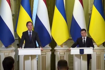 Макр Рютте и Владимир Зеленский, война россии против Украины, вступление Украины в ЕС