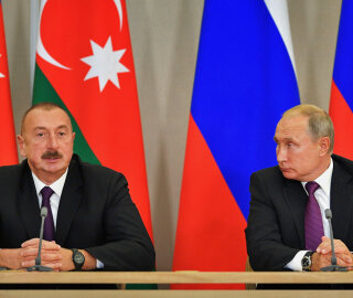 Ильхам Алиев и Путин