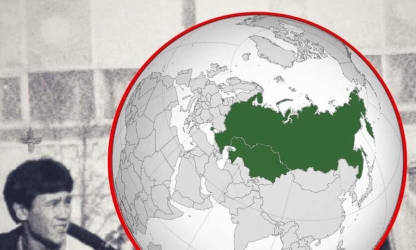 Россия и Казахстан на глобусе