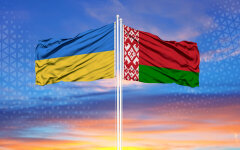 Украина - Беларусь флаги