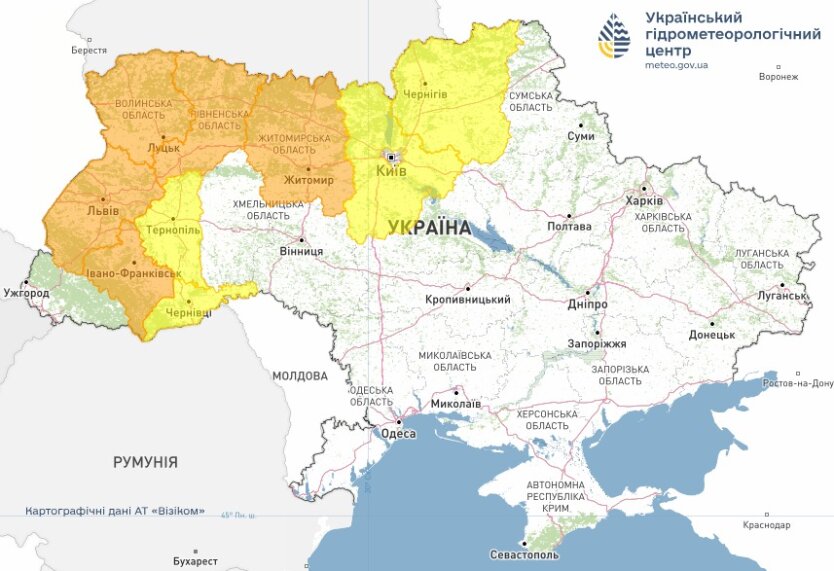 Мокрий сніг та заморозки до -3: куди суне потужне похолодання
