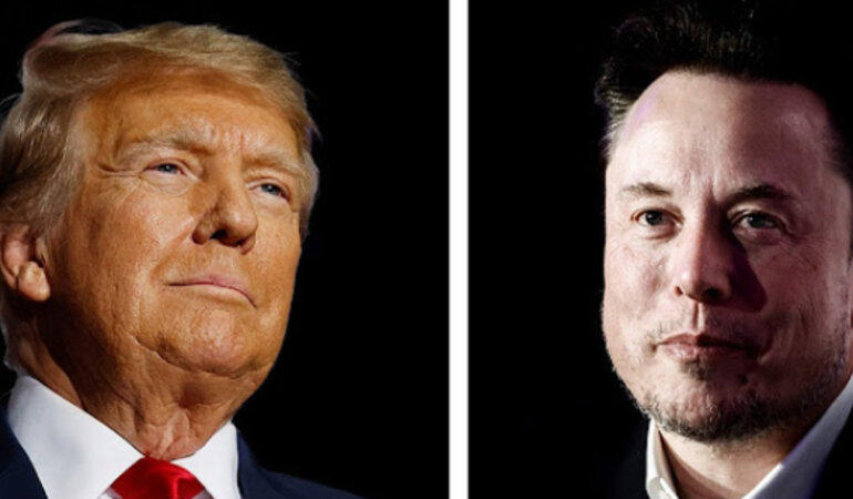 Дональд Трамп и Илон Маск. Интервью