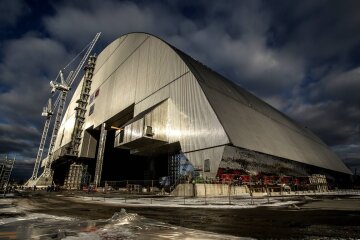 Саркофаг на Чернобыльской АЭС