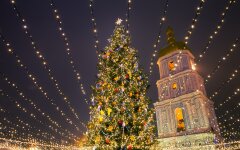 Празднование Нового года в Киеве