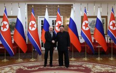 Владимир Путин и Ким Чен Ын