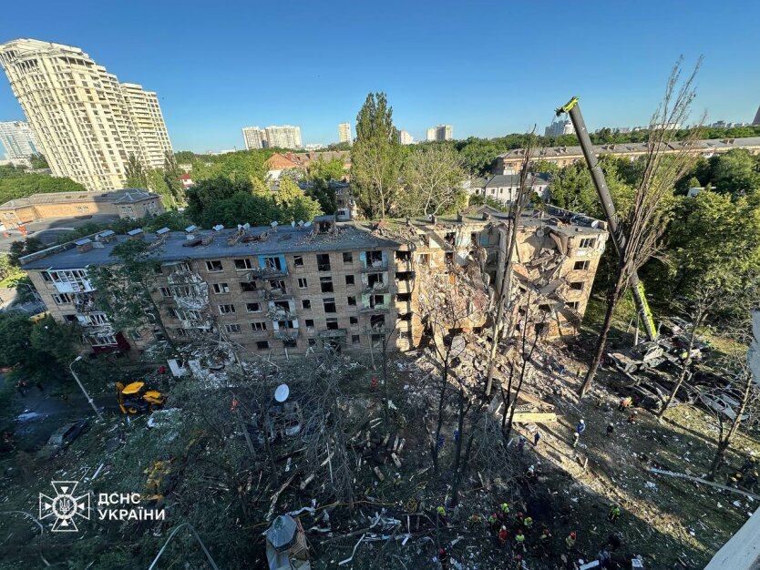 Удар Росії по Києву