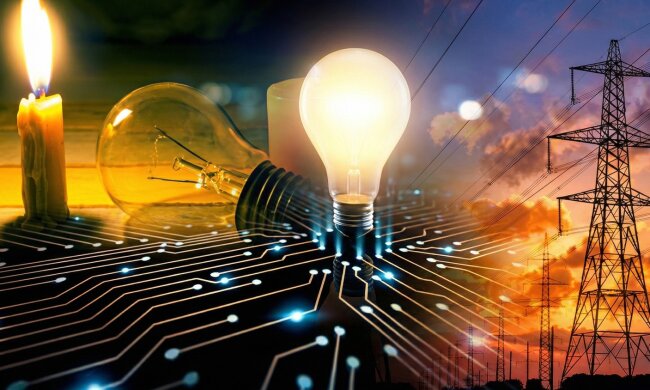 Отключения электроэнергии в Украине