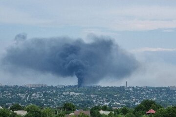 Приліт у Луганську