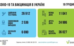 Статистика по коронавирусу на утро 20 декабря, коронавирус в Украине