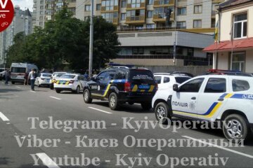 В Киеве произошла перестрелка, ранен полицейский