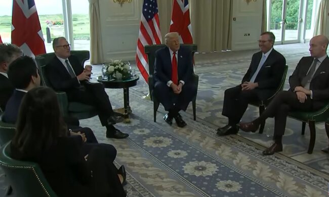 Дональд Трамп та Кір Стармер