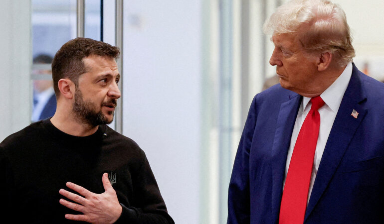 Володимир Зеленський та Дональд Трамп