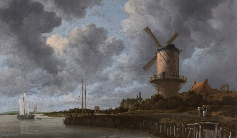 Holland_The_Windmill_at_Wijk_bij_Duurstede_1670_Ruisdael