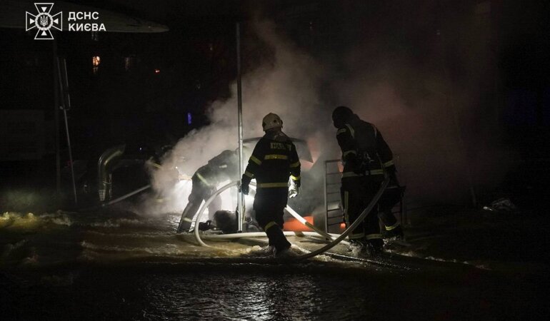 Удар по Києву