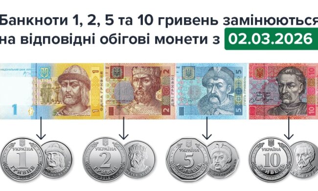 Часть бумажных купюр выводят из обращения