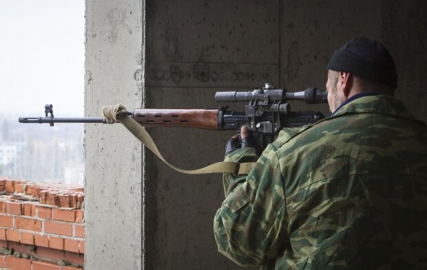 снайпер боевик засада обстрел