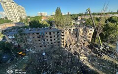 Удар Росії по Києву