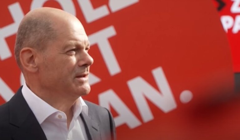 Олаф Шольц, вторжение россии в украину, германия, санкции против России