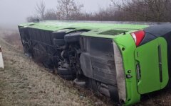 У Словаччині перекинувся автобус з українцями: фото