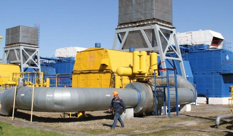 Транзит газа через Украину