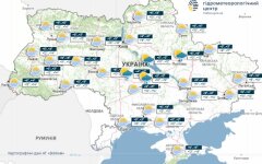 Прогноз погоды в Украине