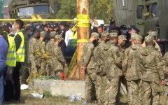 Видео падения АН-26 на Харьковщине,Трагедия с разбившимся самолетом в Украине