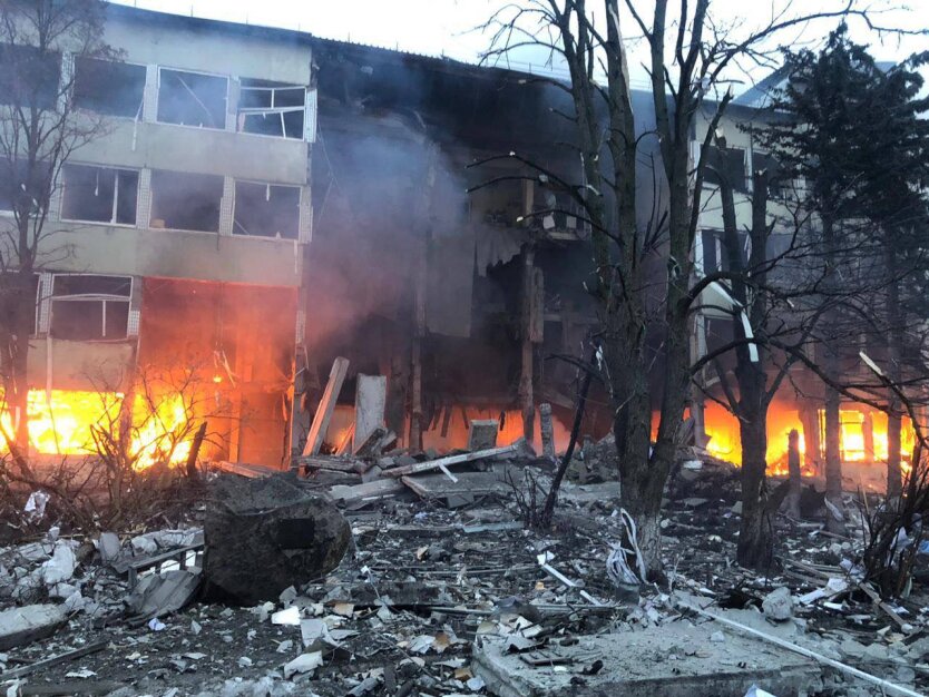 Последствия ракетной атаки РФ по Украине / Фото: Телеграм Зеленского