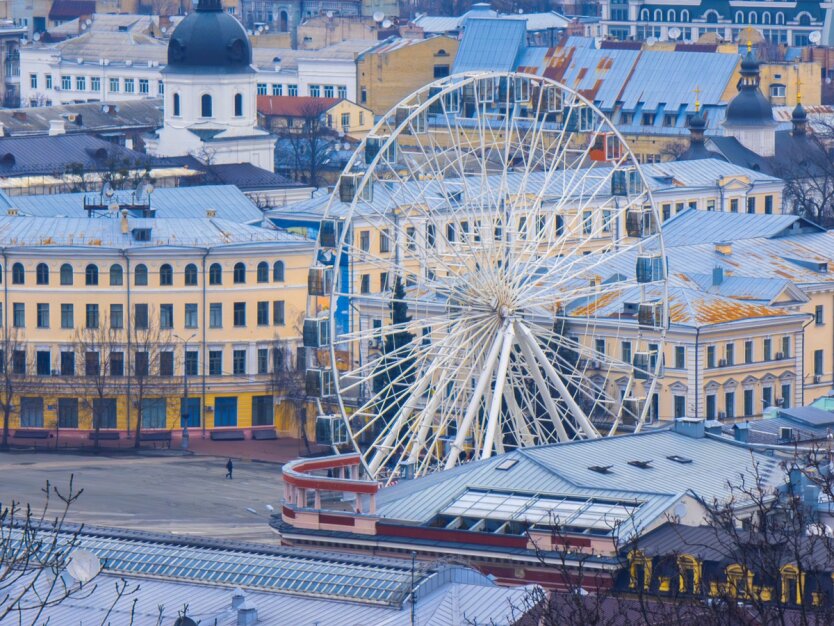 Колесо обозрения на Подоле / Фото: Getty Images