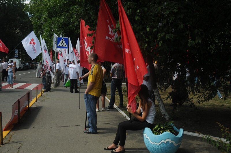УДАР на митинге протеста у МВД 18 июля