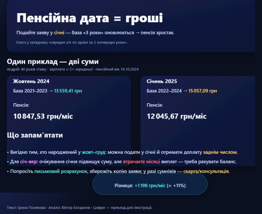 Пенсионная инфографика