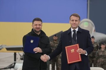 Володимир Зеленський та Еммануель Макрон