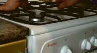 Газовая печь на кухне, настройка