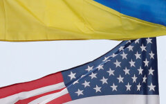 Флаги Украины и США, фото