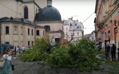 Киев накрыла рекордная жара, а во Львов и Ровно пришел водный апокалипсис: видео