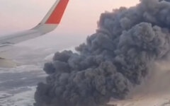 Пожежа на складі у Пітері