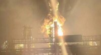 Пожар на "Киришинефтеоргсинтез"