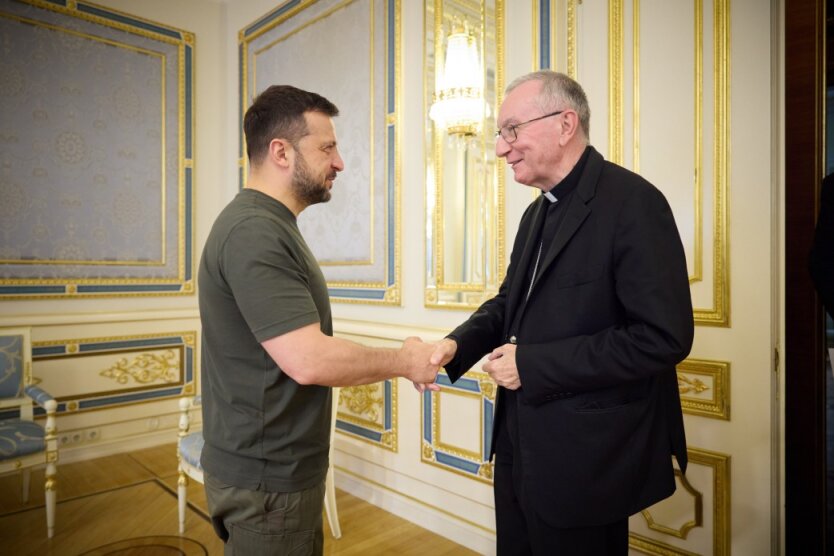 Владимир Зеленский и Пьетро Паролин