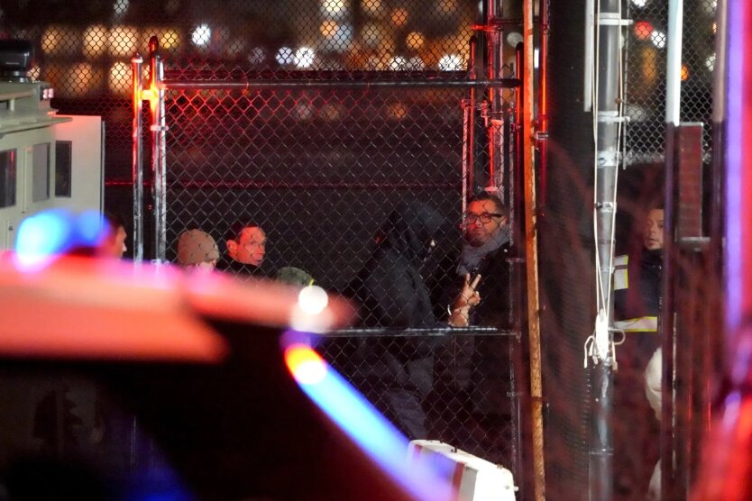 Николас Мадуро прибывает в вертолетный центр Westside в Нью-Йорке 3 января / Фото Bloomberg