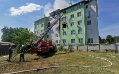 Пожар в Белогородке под Киевом