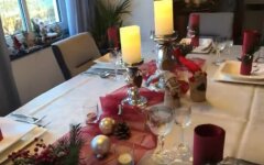 новогодний стол