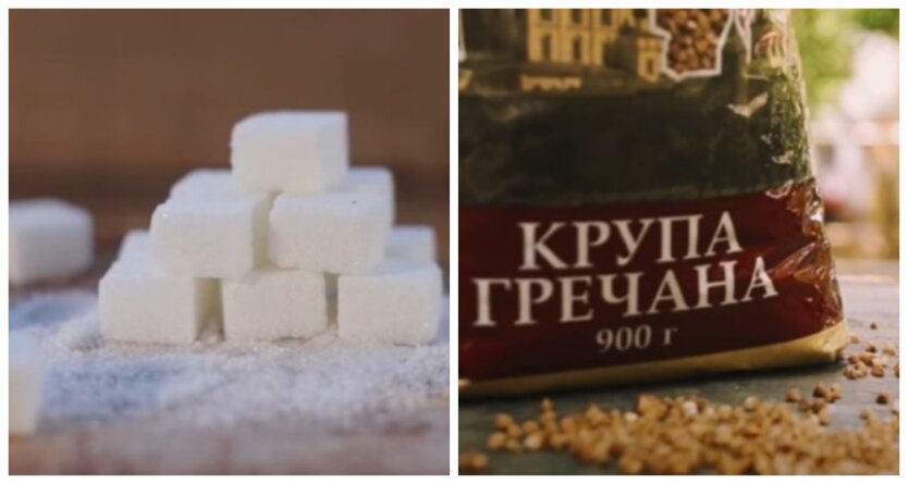 Цена на сахар и гречку, цены на продукты