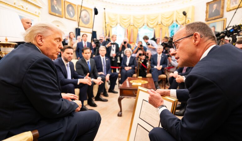 Дональд Трамп та Фрідріх Мерц