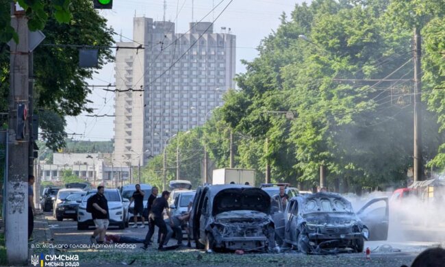 Обстрел Сум из РСЗО