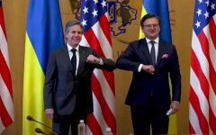 Энтони Блинкен и Дмитрий Кулеба, США, Украина, вторжение России, военная помощь