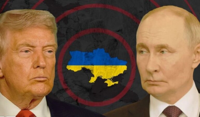 Дональд Трамп, Владимир Путин и Украина