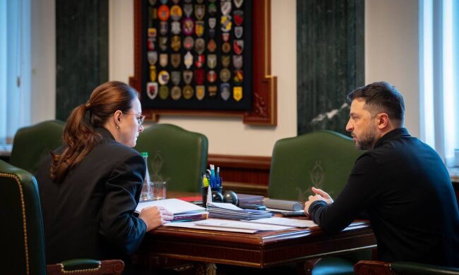 Юлія Свириденко та Володимир Зеленський